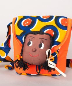 Sacs à dos et cartables en tissus africains rembourrés pour enfants
